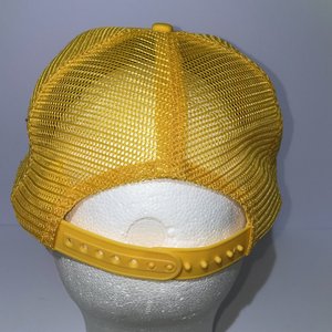 Vintage Gold Prospectors Association of America Snapback Cap Yellow Mesh Back