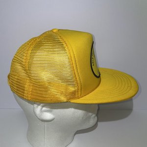 Vintage Gold Prospectors Association of America Snapback Cap Yellow Mesh Back
