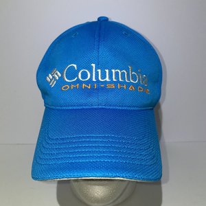 Columbia Omni-Shade Baseball Cap Blue Breathable Adjustable Sponsored