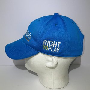 Columbia Omni-Shade Baseball Cap Blue Breathable Adjustable Sponsored