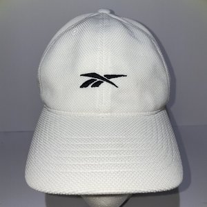 Vintage Reebok Baseball Cap White Breathable Strapback