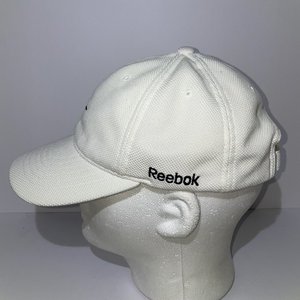 Vintage Reebok Baseball Cap White Breathable Strapback