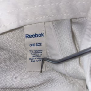 Vintage Reebok Baseball Cap White Breathable Strapback