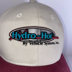 Hydro-Hot by Vehicle Systems Baseball Cap Red 100% Cotton