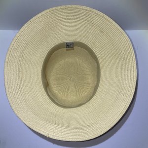April Cornell Straw Sun Hat Vintage Wide Brim Floppy