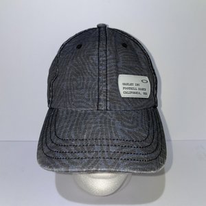 Oakley Maze Baseball Cap Gray Blue Mottled Pattern