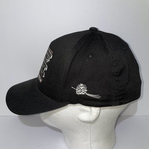 Travis Mathew Flex-Fit Baseball Cap Size XL Black American Flag Golf Clubs