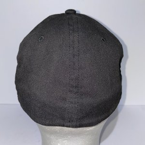 Travis Mathew Flex-Fit Baseball Cap Size XL Black American Flag Golf Clubs