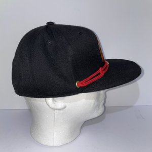 FindLay Hats Baseball Cap Black Red Stampede Lace Blue Stash Pocket