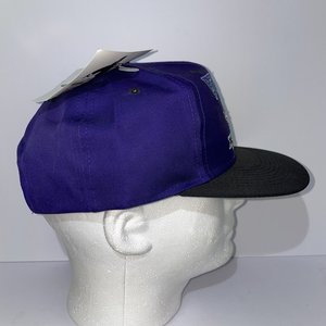 Logo Athletic Brickyard 400 1990 Vintage Purple Greenbill Snapback Cap Deadstock