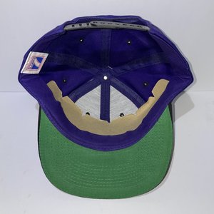Logo Athletic Brickyard 400 1990 Vintage Purple Greenbill Snapback Cap Deadstock