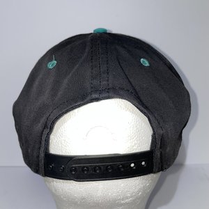 Hoop for Life Snapback Cap Vintage Retro Black Blue Cameo