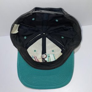 Hoop for Life Snapback Cap Vintage Retro Black Blue Cameo