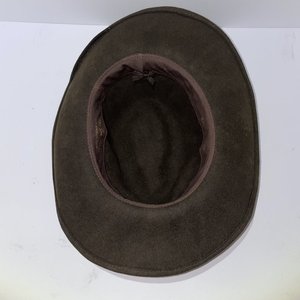 Golden Gate Hat Co. Cedar Creek Brown Wool Felt Fedora Size 7 1/8