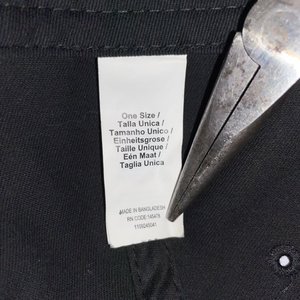 MTV Snapback Cap Iridescent Illuminati Checkered French Fries Primark Limited