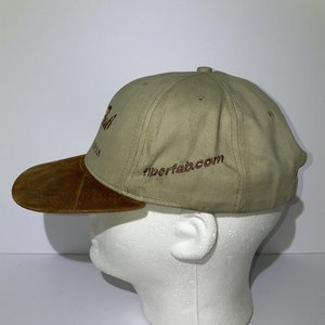 Fiber-Fab Gervais Baseball Cap Leather Cotton