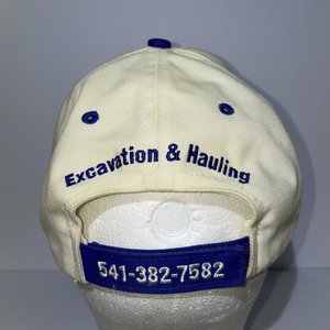 Harmon & Schell Construction Baseball Cap Blue 100% Cotton