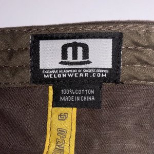 MelonWear San Diego Padres Snapback Cap Brown and Yellow Striped Opening Series