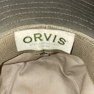 Orvis Fedora Outback Hat Size S Cotton Olive Green