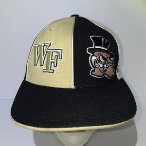 Headmaster Hardwood Wake Forest Deacons Vintage Wool Baseball Cap Size 7 5/8