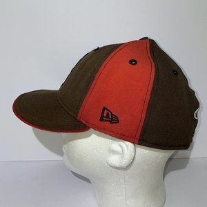 New Era 59Fifty Miami Heat Vintage Red & Brown Wool Baseball Cap 7 5/8 USA
