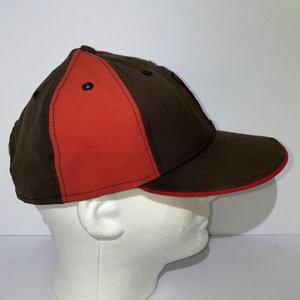 New Era 59Fifty Miami Heat Vintage Red & Brown Wool Baseball Cap 7 5/8 USA