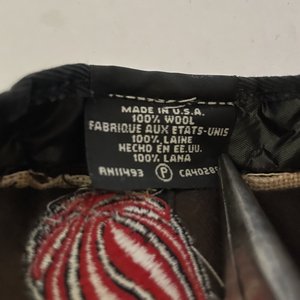 New Era 59Fifty Miami Heat Vintage Red & Brown Wool Baseball Cap 7 5/8 USA