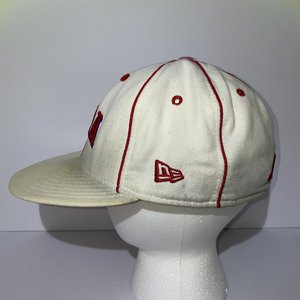 New Era 59Fifty Philadelphia 76ers Vintage Baseball Cap Size 7 1/8 Pinstripe