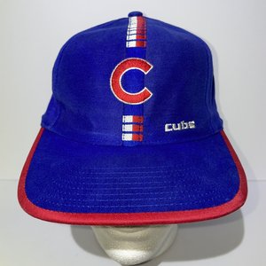 Logo Athletic Chicago Cubs Racing Stripe Vintage 5-Panel Hat