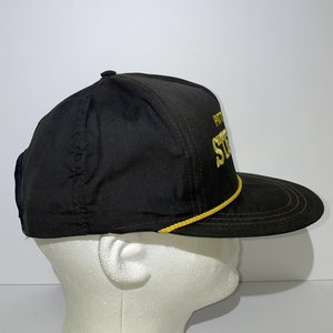 AJD Pittsburgh Steelers Vintage Spell-Out Snapback Cap Made in USA