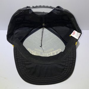 AJD Pittsburgh Steelers Vintage Spell-Out Snapback Cap Made in USA