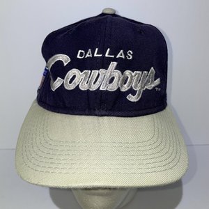 Sports Specialties Dallas Cowboys The Pro Double Script Baseball Cap Size S