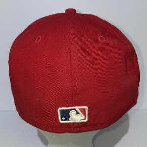 New Era 59Fifty St. Louis Cardinals Cap Size 6 7/8 Red Busch Stadium Final Patch