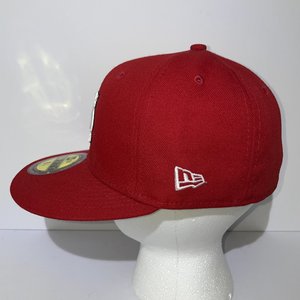 New Era 59Fifty St. Louis Cardinals Cap Size 6 7/8 Red Busch Stadium Final Patch