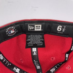New Era 59Fifty St. Louis Cardinals Cap Size 6 7/8 Red Busch Stadium Final Patch