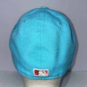 New Era 59Fifty Detroit Tigers Cyan Genuine Merch Baseball Cap Size 7 1/2