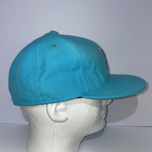 New Era 59Fifty Detroit Tigers Cyan Genuine Merch Baseball Cap Size 7 1/2