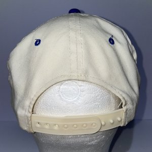 Drew Pearson Indianapolis Colts White Classic Spell-Out Vintage Snapback Cap