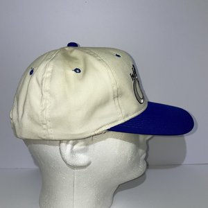 Drew Pearson Indianapolis Colts White Classic Spell-Out Vintage Snapback Cap