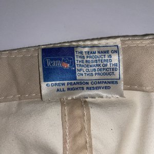 Drew Pearson Indianapolis Colts White Classic Spell-Out Vintage Snapback Cap