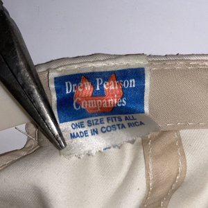 Drew Pearson Indianapolis Colts White Classic Spell-Out Vintage Snapback Cap