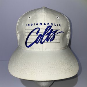 Drew Pearson Pro-Line Soft Bill Indianapolis Colts Bar Snapback Cap