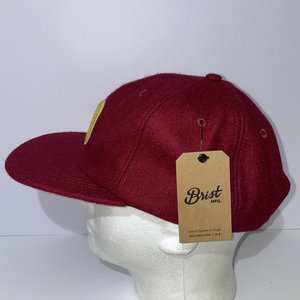 Brist 10 Barrel Brewing Co. Red Wool Fleece Snapback Cap