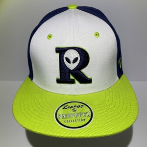 Zephyr Roswell Invaders Classic Lime Green Snapback Cap