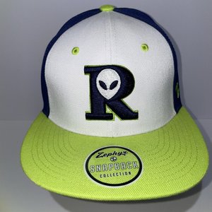 Zephyr Roswell Invaders Classic Lime Green Snapback Cap