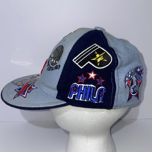 Mega USA Pro New York Baseball Cap Size M w Every Patch