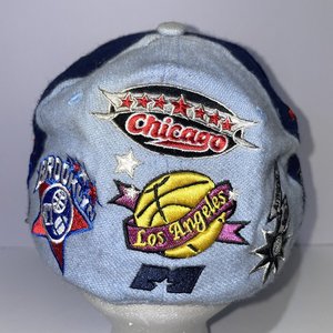 Mega USA Pro New York Baseball Cap Size M w Every Patch