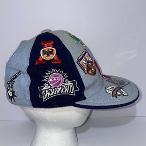 Mega USA Pro New York Baseball Cap Size M w Every Patch