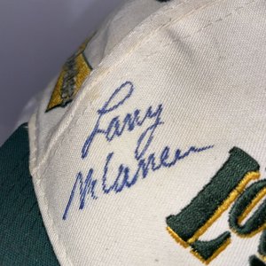 Larry McCarren's Locker Room Autographed Vintage Snapback Cap