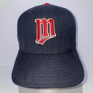 New Era 59Fifty Minnesota Twins Diamond Collection Vintage Wool Cap Size 6 7/8